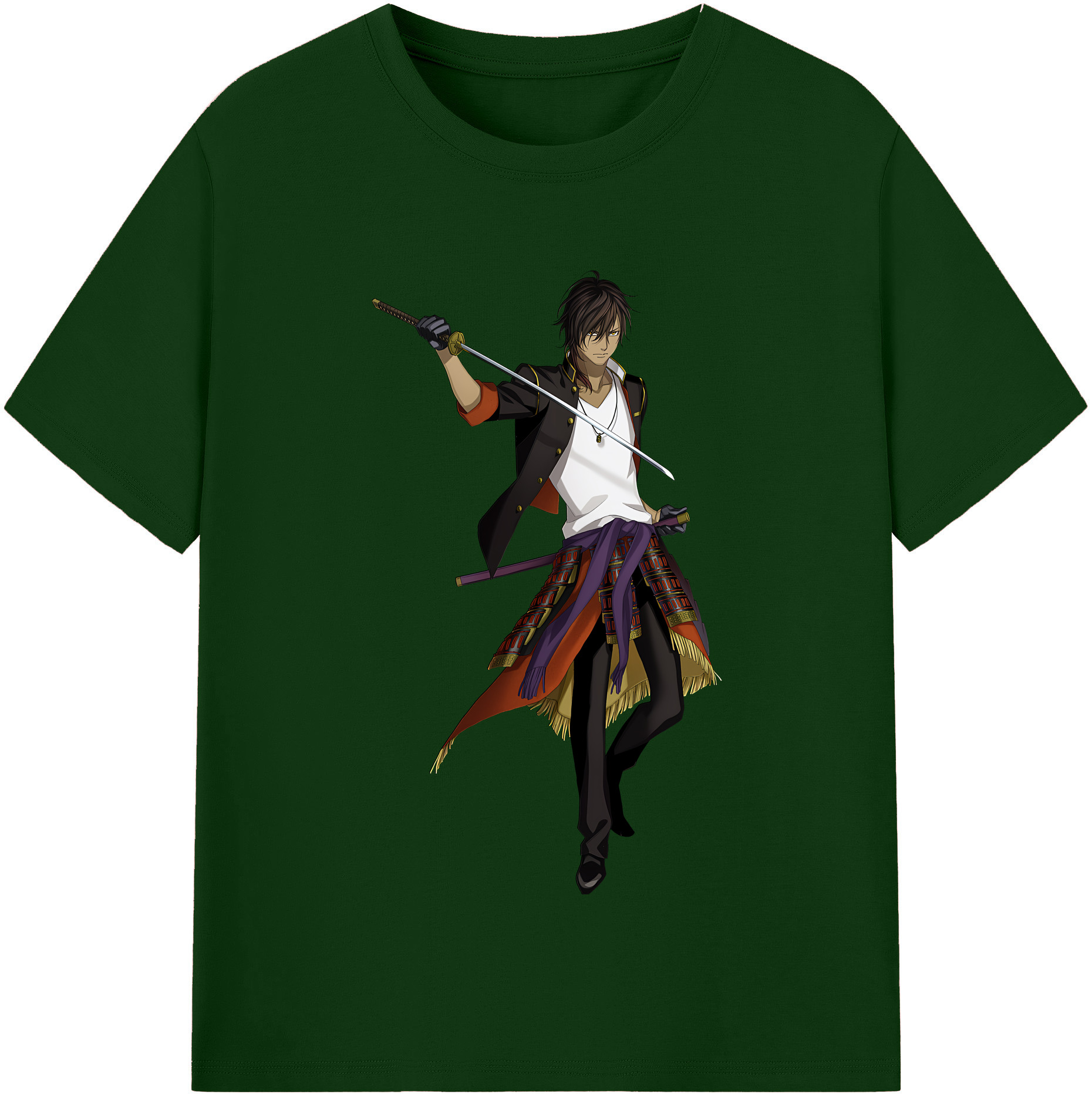 （画像用） 刀剣乱舞 Touken Ranbu 綿100％半袖Tシャツ（フロントプリント）